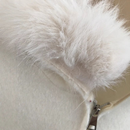 Premium Deer Plush Zip Cardigan
