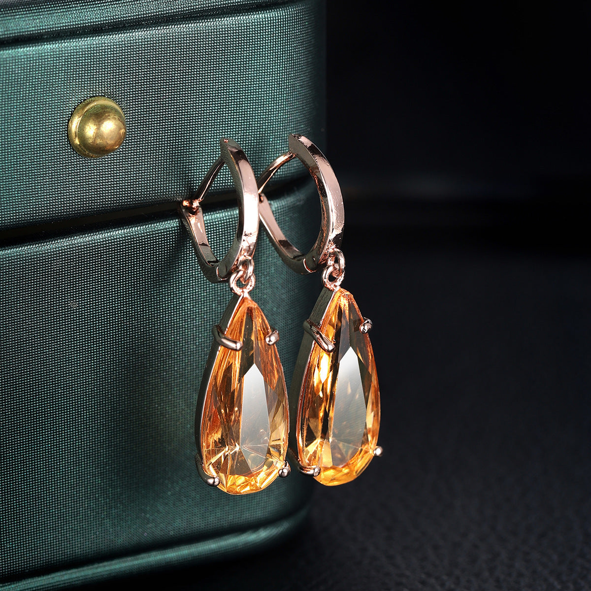 Creative Big Water Drop Pear-shaped Earrings For Women
