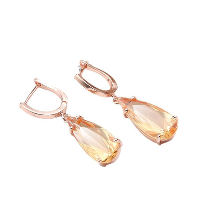 Creative Big Water Drop Pear-shaped Earrings For Women